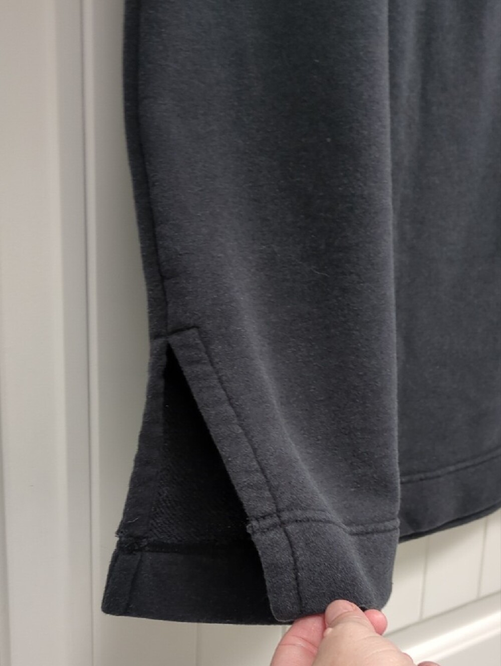 Nike Black Drawstring Sweatshirt Skirt - Picture 5 of 6